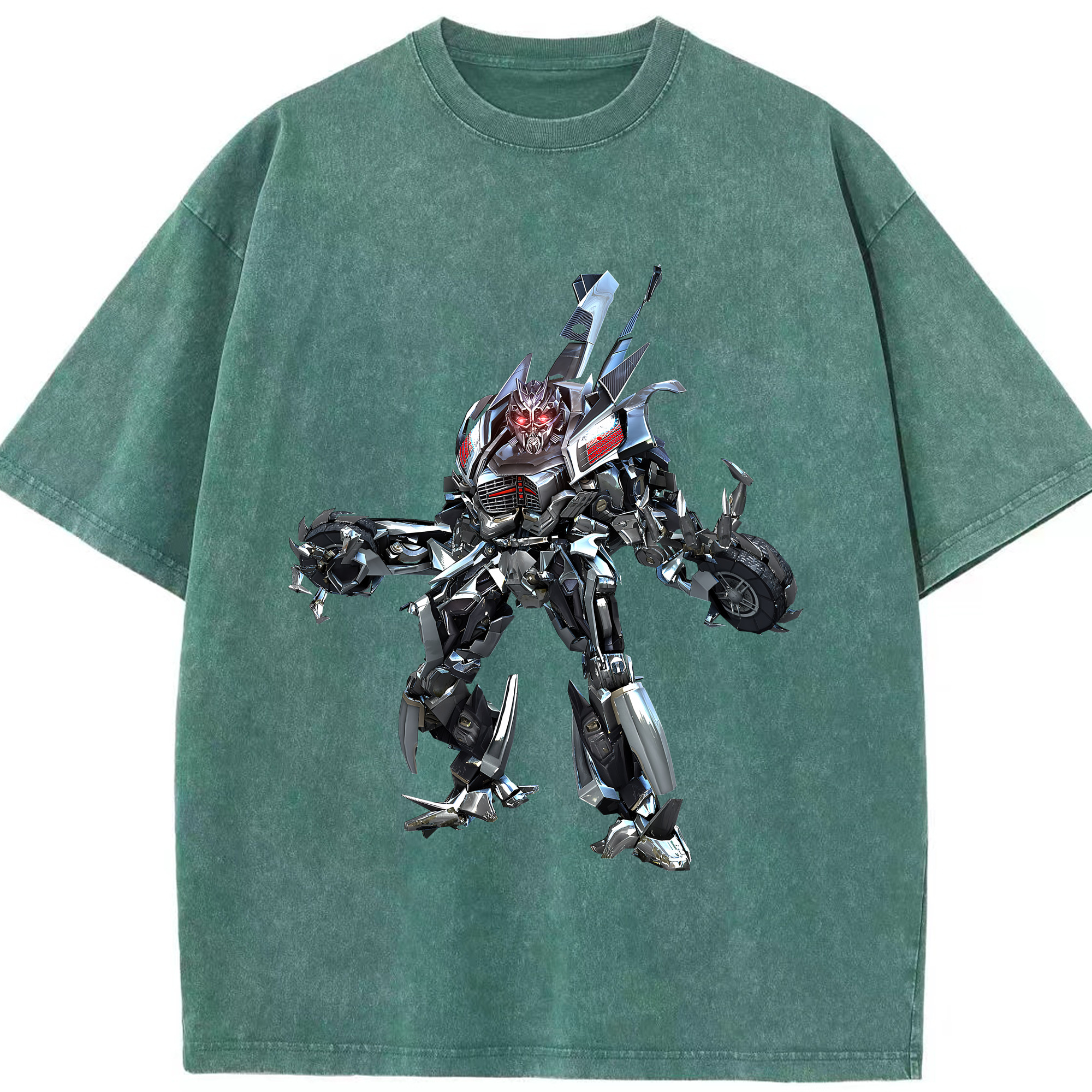 （画像用） Transformers トランスフォーマー 綿100% ヴィンテージ風 半袖Tシャツ（フロントプリント）